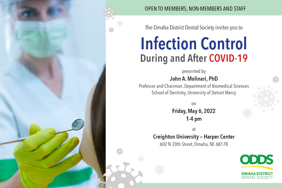 Infection Control During and After COVID-19, May 6 from 1-4 pm, at Creighton University - Harper Center
